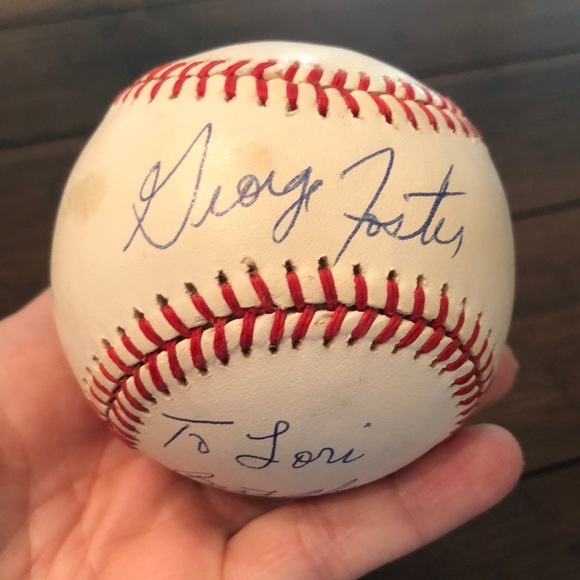 Rawlings Other - George Foster Personalized Autographed Baseball